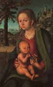 Lucas  Cranach The Madonna with the Bunch of Grapes china oil painting reproduction